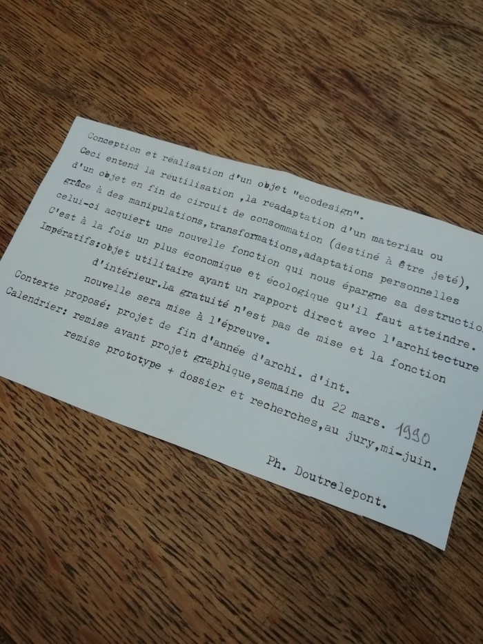 Projet design archi intérieure 1990