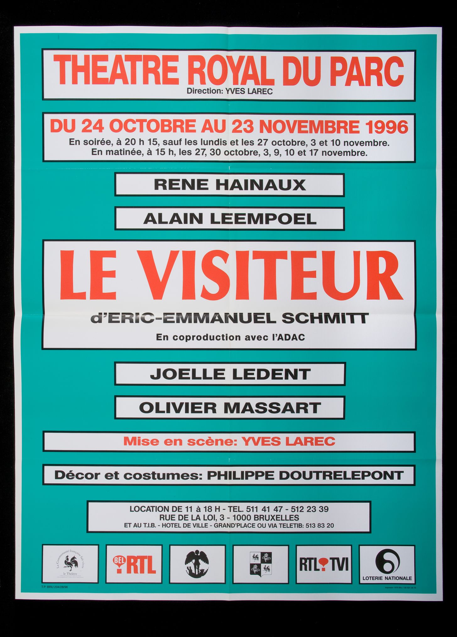 "Le visiteur" Décor Philippe Doutrelepont